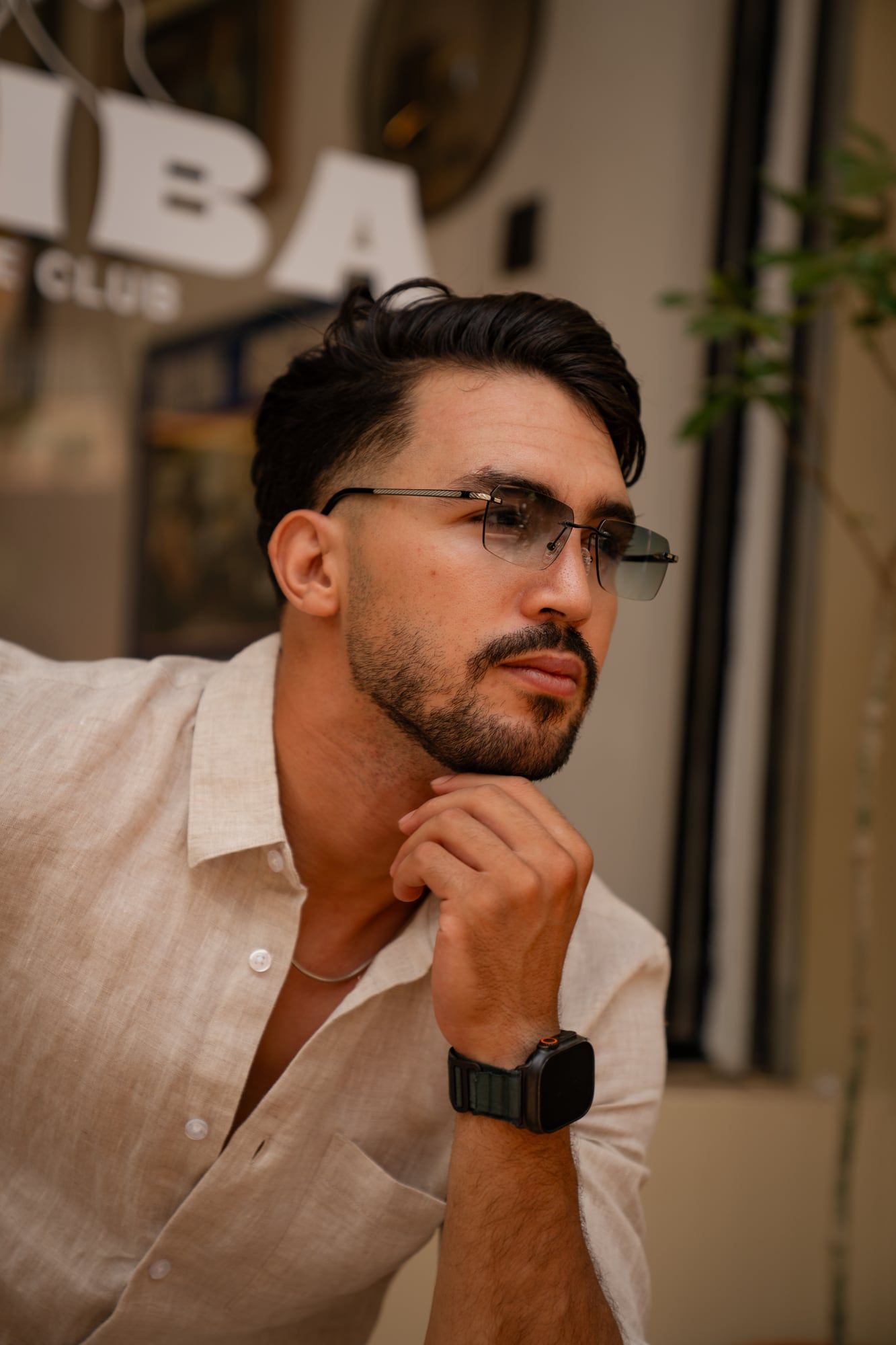 Azylis eyewear campaign portrait